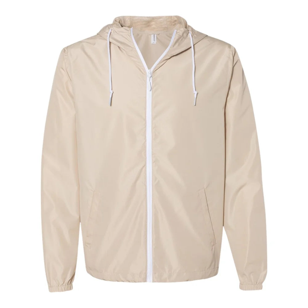 Herren-Leichtgewicht-Windbreaker mit durchgehendem Reißverschluss (Full-Zip)